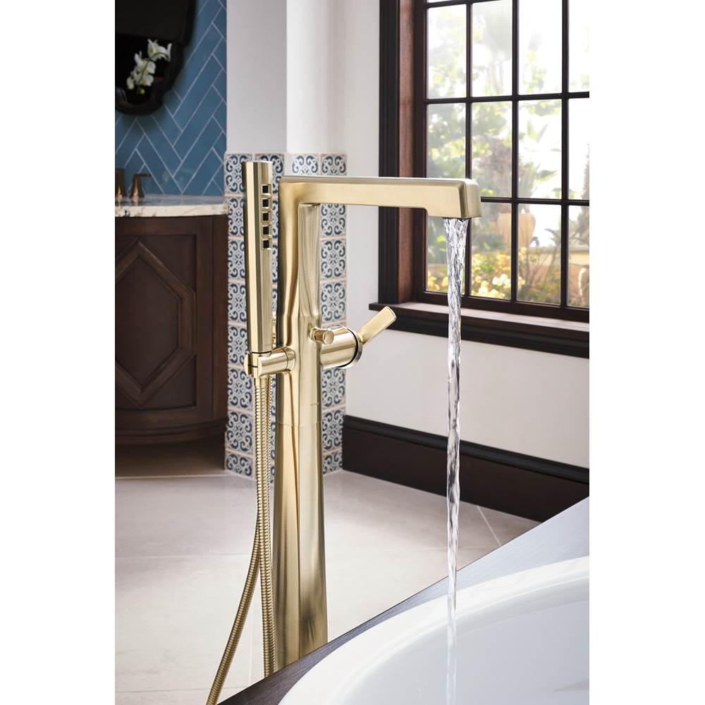 LevoirE Single-Handle Floor Mount Tub Filler