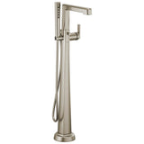 Brizo - LevoirE Single-Handle Floor Mount Tub Filler - Luxe Nickel