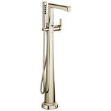 Brizo - LevoirE Single-Handle Floor Mount Tub Filler - Polished Nickel