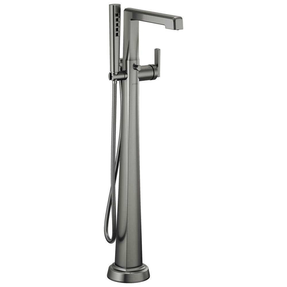 Brizo - LevoirE Single-Handle Floor Mount Tub Filler - Luxe Steel