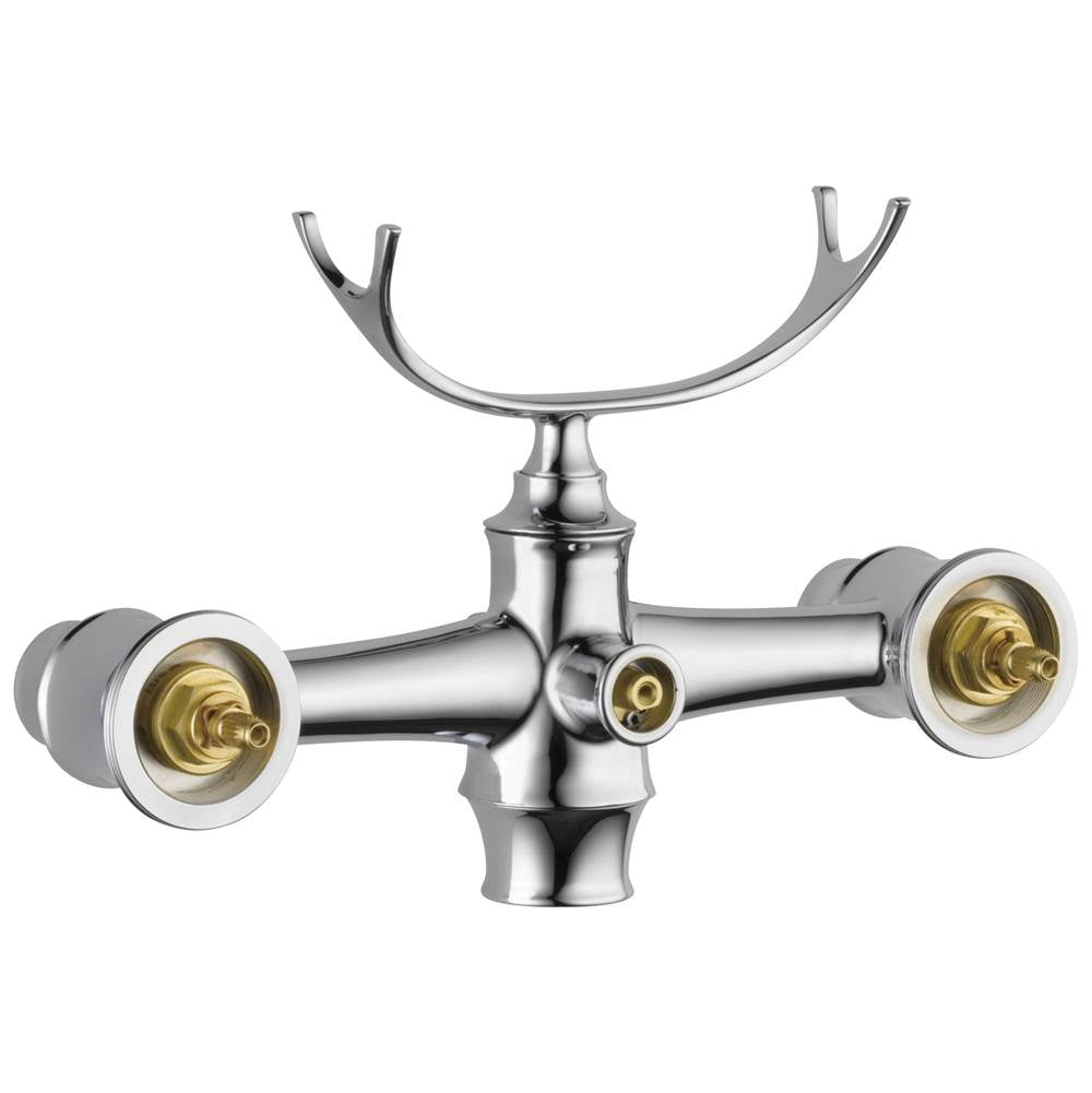 Brizo - Traditional Two-Handle Freestanding Tub Filler Body Assembly Trim - Less Handles - Chrome