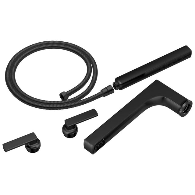 Brizo - Kintsu Two-Handle Tub Filler Trim Kit with Lever Handles - Matte Black