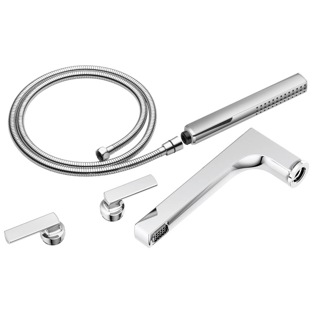 Brizo - Kintsu Two-Handle Tub Filler Trim Kit With Lever Handles - Chrome
