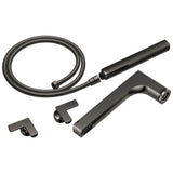 Brizo - Kintsu Two-Handle Tub Filler Trim Kit With Cross Handles - Brilliance Black Onyx