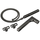 Brizo - Kintsu Two-Handle Tub Filler Trim Kit With Knob Handles - Brilliance Black Onyx