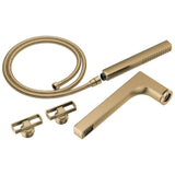 Brizo - Kintsu Two-Handle Tub Filler Trim Kit With Knob Handles - Luxe Gold