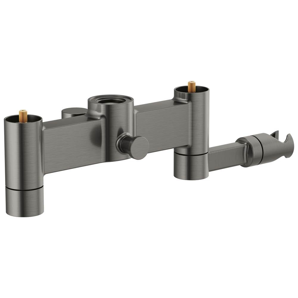 Brizo - Frank Lloyd Wright Two-Handle Tub Filler Body Assembly - Less Handles - Luxe Steel