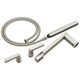 Brizo - Frank Lloyd Wright Two-Handle Tub Filler Trim Kit with Lever Handles - Luxe Nickel