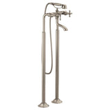 Brizo - Tresa Two-Handle Tub Filler Trim Kit with Cross Handles - Brushed Nickel