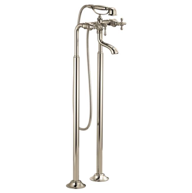 Brizo - Tresa Two-Handle Tub Filler Trim Kit with Cross Handles - Polished Nickel