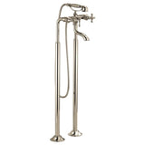 Brizo - Tresa Two-Handle Tub Filler Trim Kit with Cross Handles - Polished Nickel