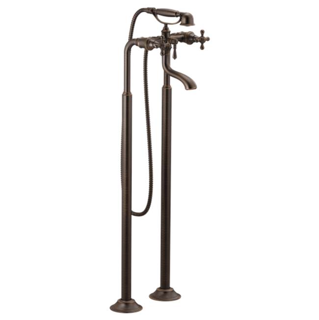 Brizo - Tresa Two-Handle Tub Filler Trim Kit with Cross Handles - Venetian Bronze