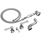 Brizo - Rook Two-Handle Tub Filler Trim Kit with Lever Handles - Chrome
