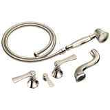 Brizo - Rook Two-Handle Tub Filler Trim Kit with Lever Handles - Polished Nickel