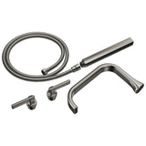 Brizo - AllariaE Two-Handle Tub Filler Trim Kit with Lever Handles - Brilliance Black Onyx