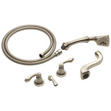 Brizo - Charlotte Two-Handle Tub Filler Trim Kit - Brushed Nickel
