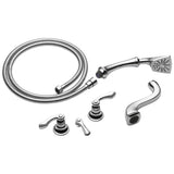 Brizo - Charlotte Two-Handle Tub Filler Trim Kit - Chrome
