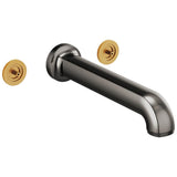 Brizo - Kintsu Two Handle Wall Mount Tub Filler - Brilliance Black Onyx