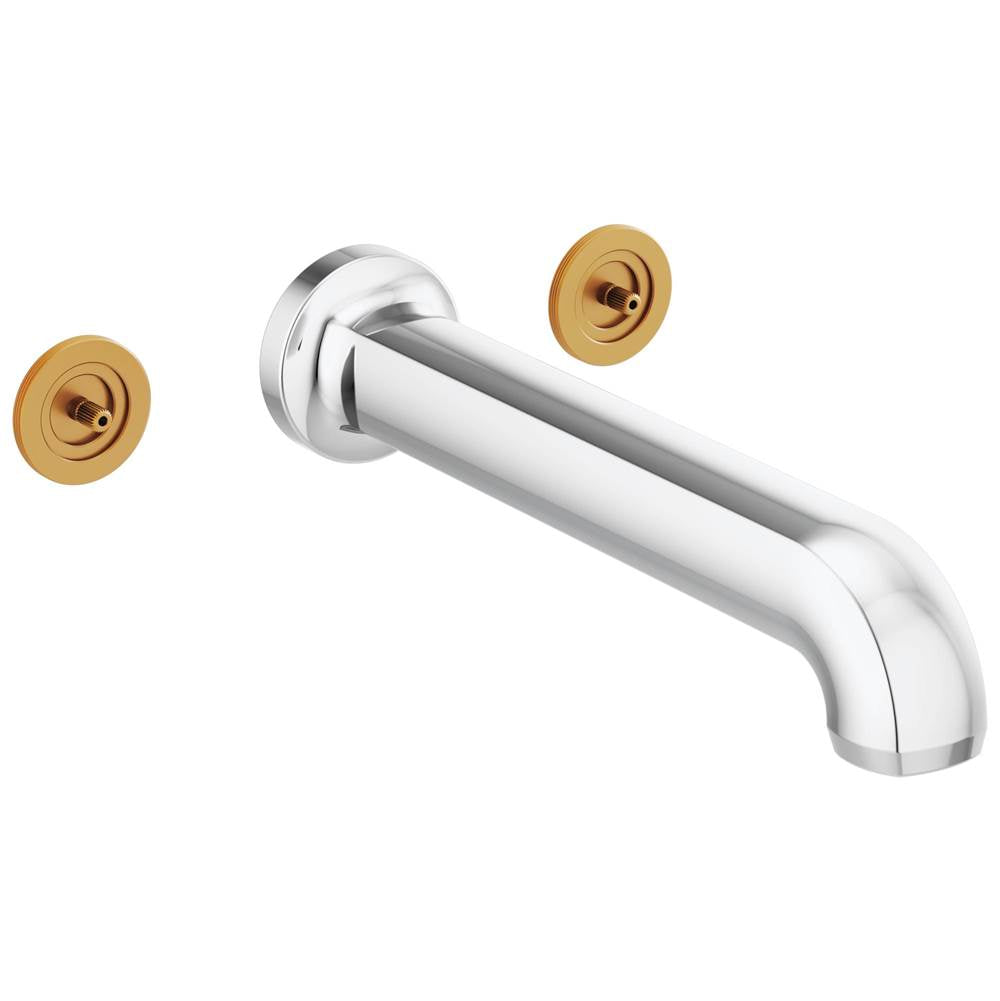 Brizo - Kintsu Two Handle Wall Mount Tub Filler - Chrome