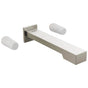 Brizo - Frank Lloyd Wright Two-Handle Wall Mount Tub Filler - Less Handles - Luxe Nickel