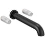 Brizo - Litze Two-Handle Wall Mount Tub Filler - Less Handles - Matte Black