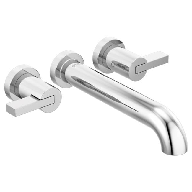Brizo - Litze Two-Handle Wall Mount Tub Filler - Less Handles - Chrome