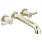 Brizo - Litze Two-Handle Wall Mount Tub Filler - Less Handles - Polished Nickel