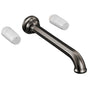 Brizo - BeauclereE Two Handle Wall Mount Tub Filler - Less Handles - Brilliance Black Onyx