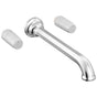 Brizo - BeauclereE Two Handle Wall Mount Tub Filler - Less Handles - Chrome