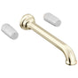 Brizo - BeauclereE Two Handle Wall Mount Tub Filler - Less Handles - Polished Nickel