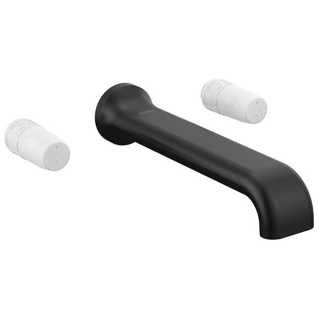 Brizo - AllariaE Two-Handle Wall Mount Tub Filler - Less Handles - Matte Black