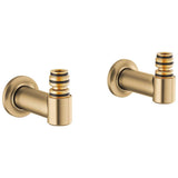 Brizo - Kintsu Wall Mount Tub Filler Unions - Luxe Gold