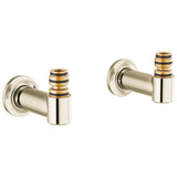 Brizo - Frank Lloyd Wright Wall Mount Tub Filler Unions - Polished Nickel