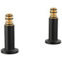 Brizo - Kintsu Deck Mount Tub Filler Unions - Matte Black