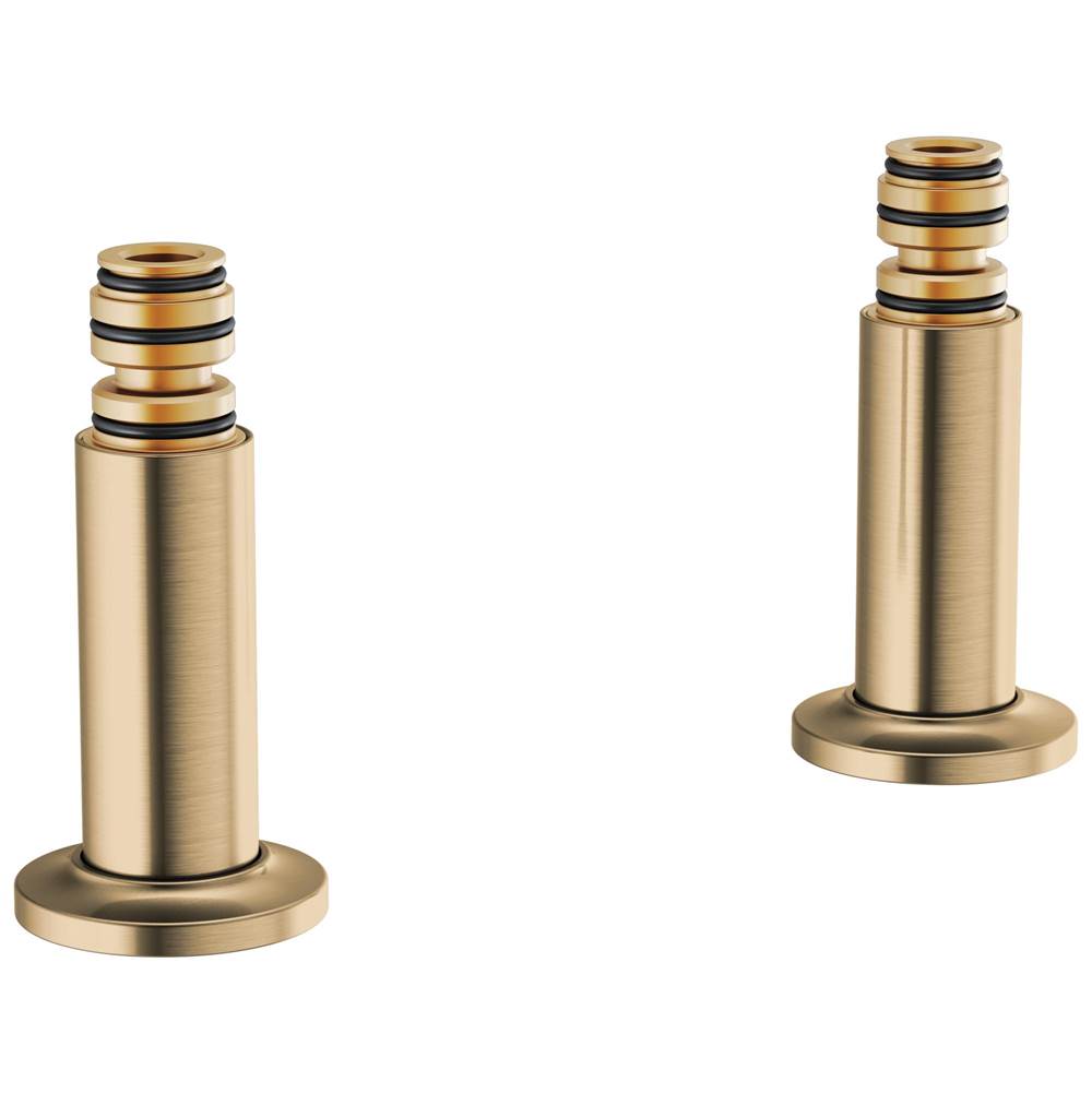 Brizo - Kintsu Deck Mount Tub Filler Unions - Luxe Gold
