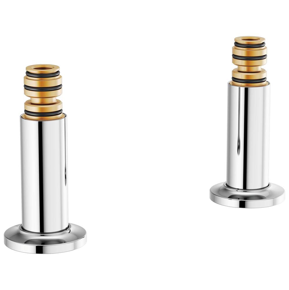 Brizo - Kintsu Deck Mount Tub Filler Unions - Chrome