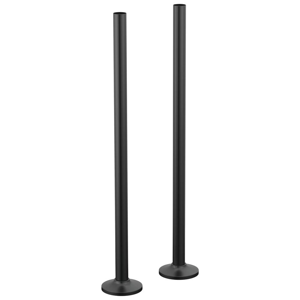 Brizo - Kintsu Floor Mount Tub Filler Unions - Matte Black