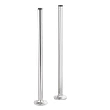 Brizo - Kintsu Floor Mount Tub Filler Unions - Chrome
