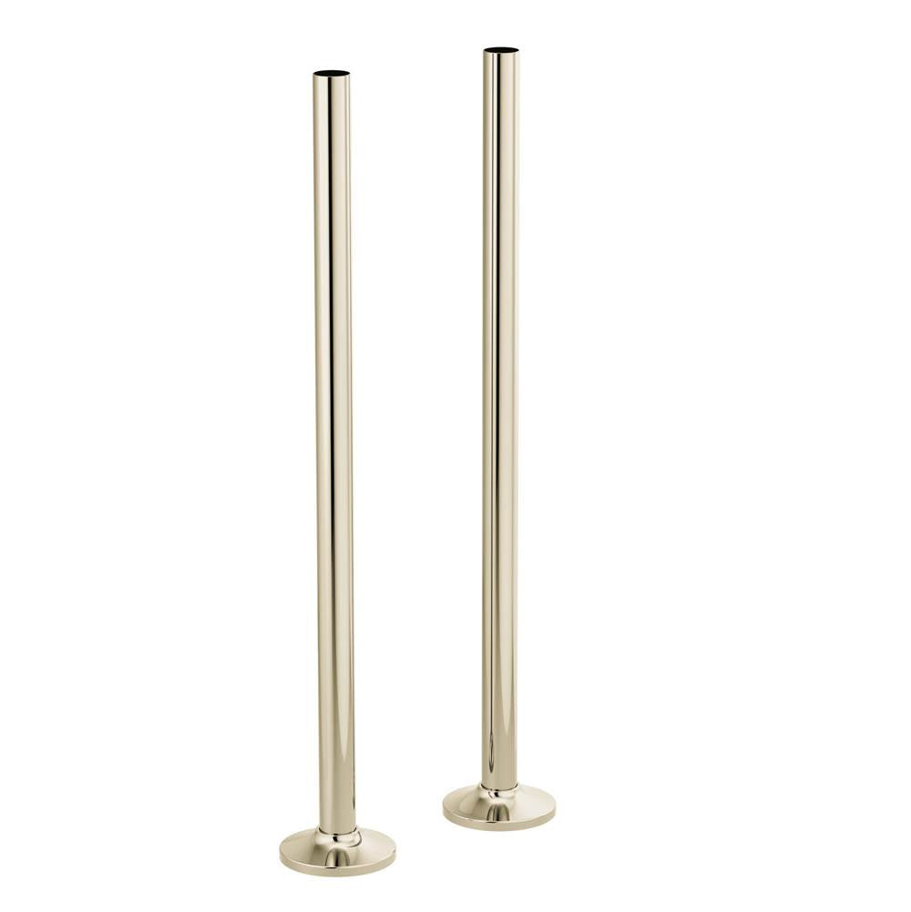 Brizo - Frank Lloyd Wright Floor Mount Tub Filler Unions - Polished Nickel
