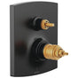 Brizo - Kintsu TempAssure Thermostatic Valve Trim with Integrated 3-Function Diverter Trim - Less Handles - Matte Black