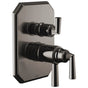 Brizo - BeauclereE TempAssure Thermostatic Valve with Integrated 3-Function Diverter Trim - Brilliance Black Onyx