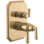 Brizo - BeauclereE TempAssure Thermostatic Valve with Integrated 3-Function Diverter Trim - Polished Gold
