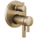 Brizo - Odin TempAssure Thermostatic Valve with Integrated 3-Function Diverter Trim - Luxe Gold
