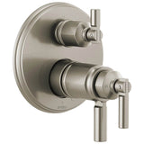 Brizo - Invari Tempassure Thermostatic Valve With Integrated 3-Function Diverter Trim - Luxe Nickel
