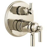 Brizo - Invari Tempassure Thermostatic Valve With Integrated 3-Function Diverter Trim - Polished Nickel