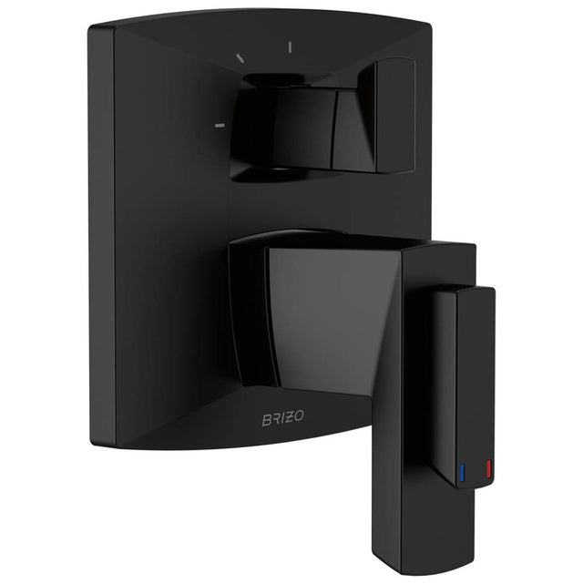 Brizo - Vettis Tempassure Thermostatic Valve With Integrated 3-Function Diverter Trim - Matte Black