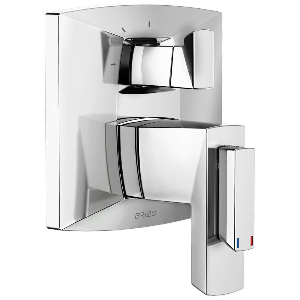Brizo - Vettis Tempassure Thermostatic Valve With Integrated 3-Function Diverter Trim - Chrome