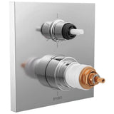 Brizo - Frank Lloyd Wright TempAssure Thermostatic Valve with 6-Function Integrated Diverter Trim - Less Handles - Chrome