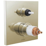 Brizo - Frank Lloyd Wright TempAssure Thermostatic Valve with 6-Function Integrated Diverter Trim - Less Handles - Polished Nickel