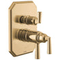 Brizo - BeauclereE TempAssure Thermostatic Valve with Integrated 6-Function Diverter Trim - Polished Gold